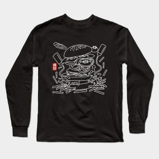 Deconstructed Burger (white) Long Sleeve T-Shirt